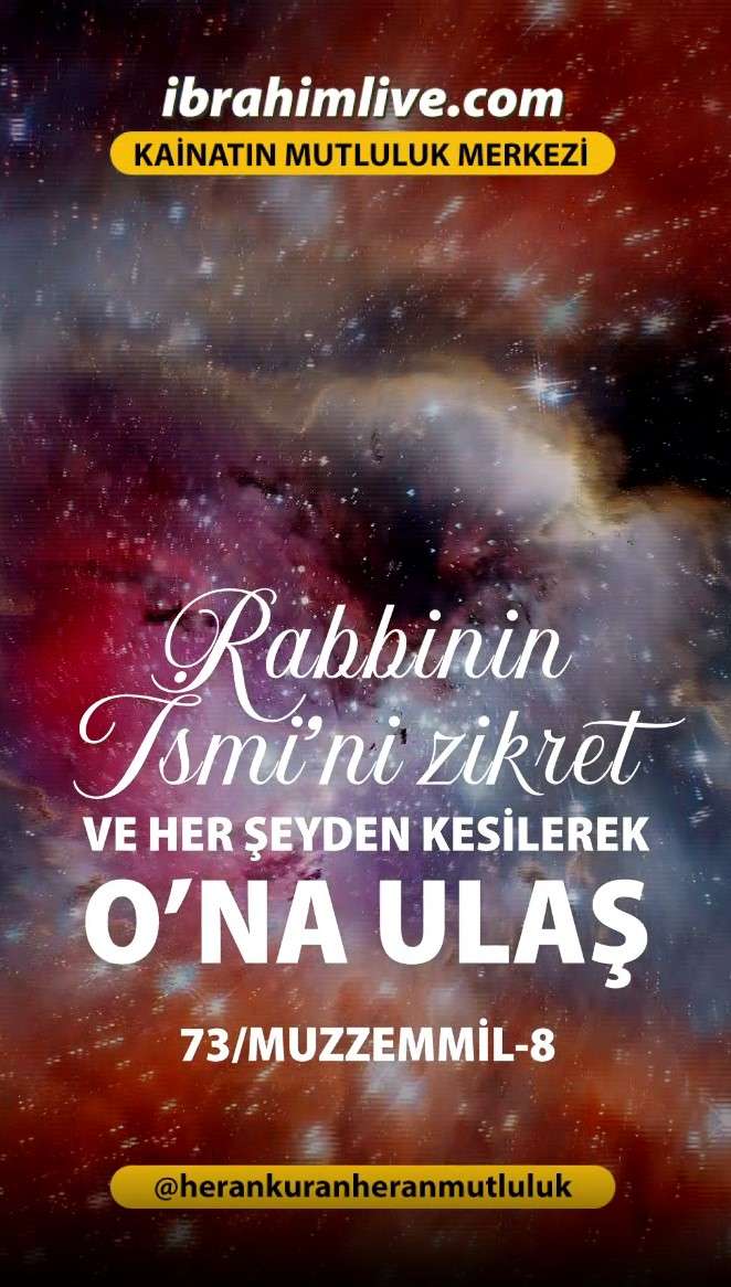 Sadece “Allah” deyin, kapılar açılsın.
