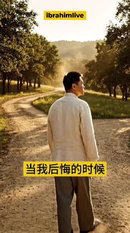 一个人的剪影在不同的背景（繁星、人群、荒漠）中重叠，中心散发着柔和的光芒