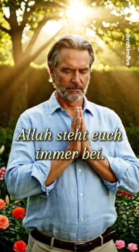 Du bist nie allein: Allah steht dir bei!