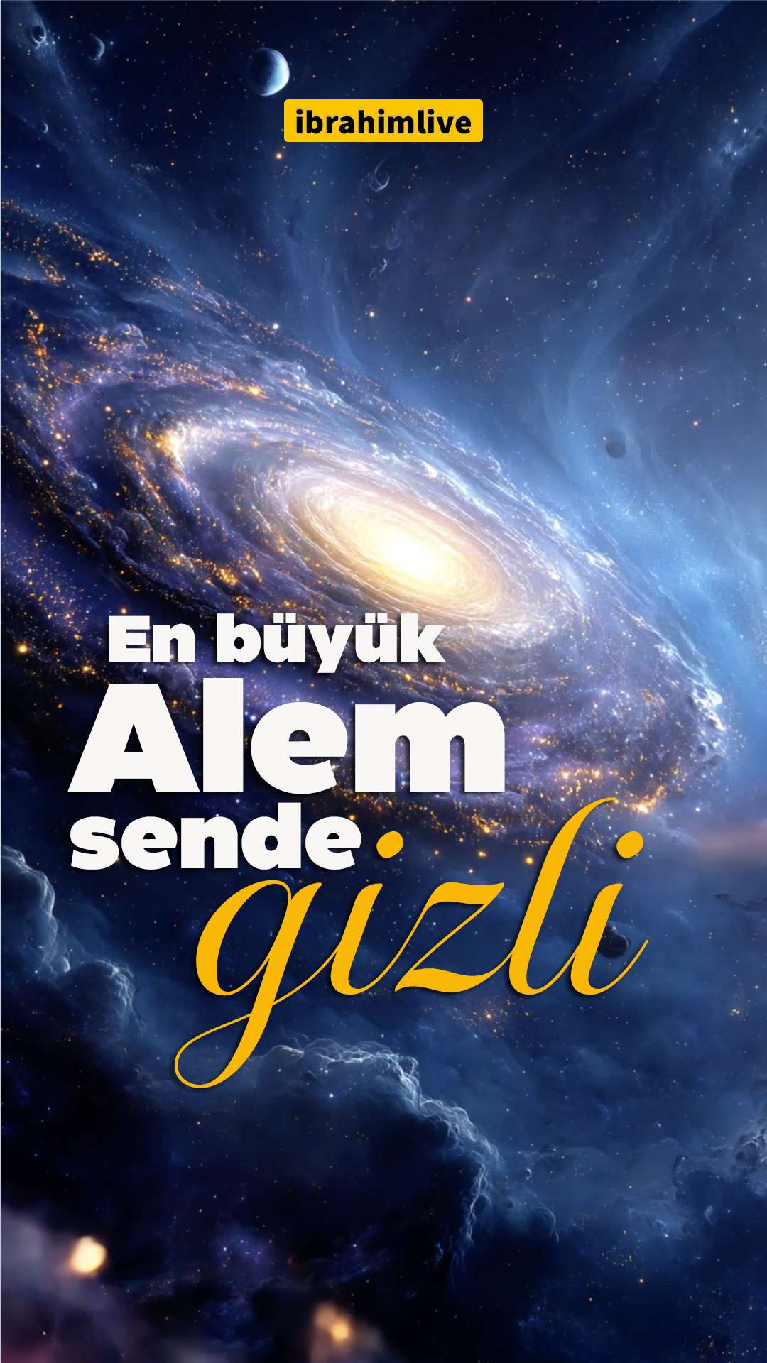 Hz. Ali'nin insanın içindeki büyük alemi anlatan hikmetli sözü.