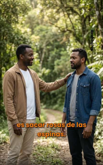 Transforma las dificultades de la vida en hermosas rosas.