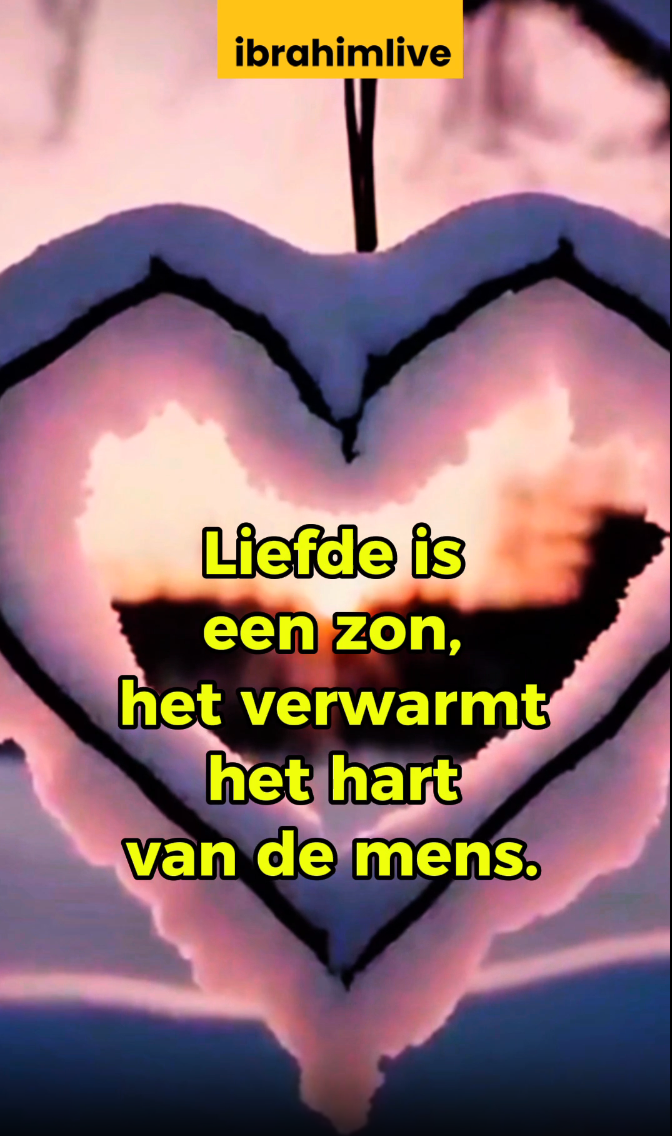 Liefde opent de poorten van geluk