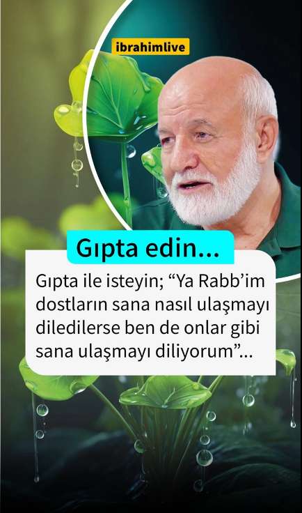 Allah için yaşamak ve gıptanın hakikati