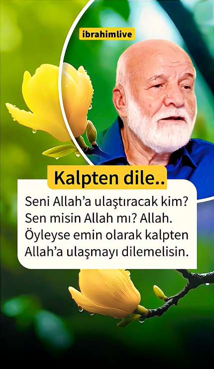 Kalpten dile, Mürşid sevgisiyle kurtul